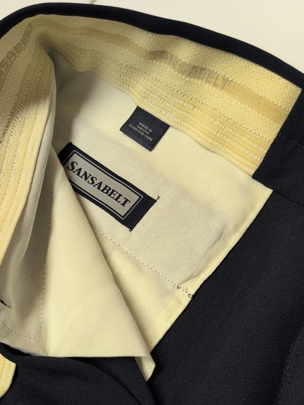 Lot Of 5 Sansabelt (38/29) Classic Dress Pants -2-Navy, khaki, Brown,Grey..(97)